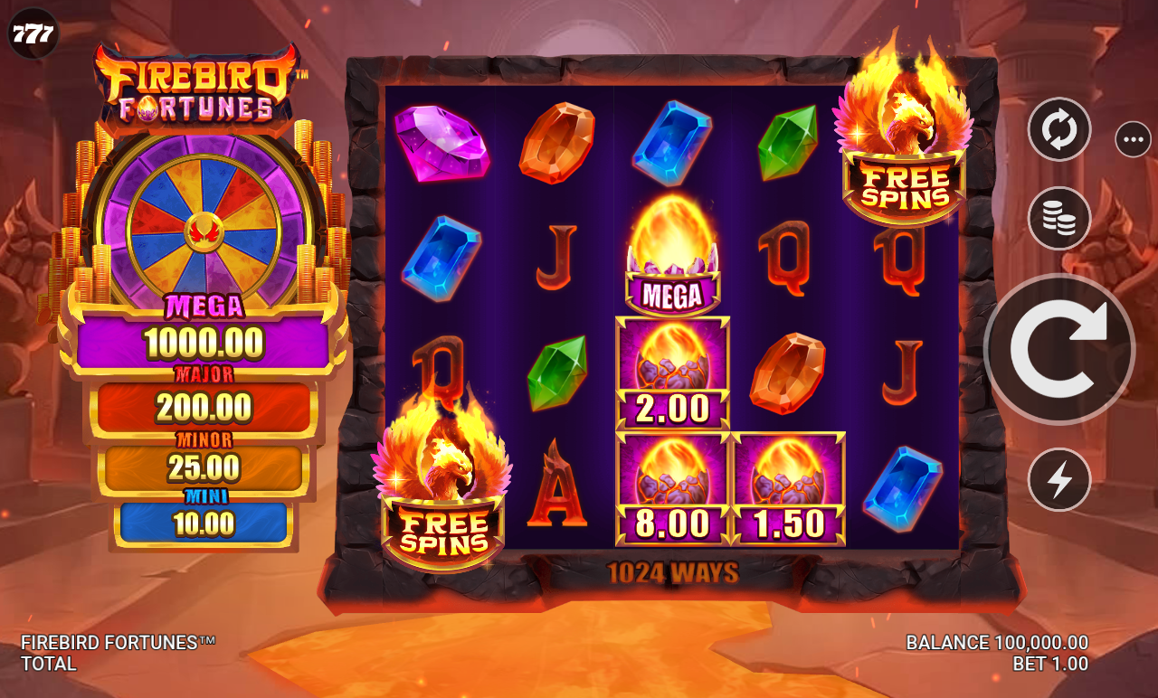 Firebird Fortunes base game