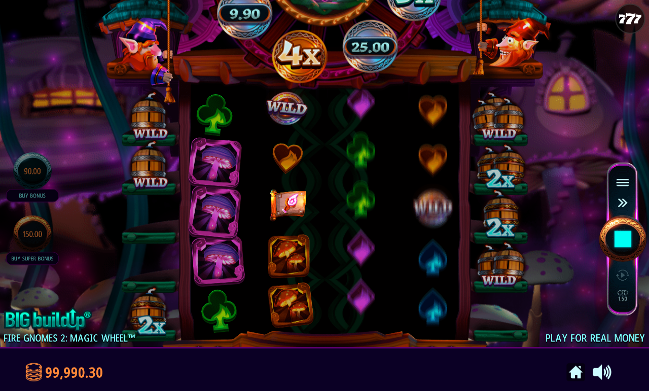 Fire Gnomes 2: Magic Wheel gameplay