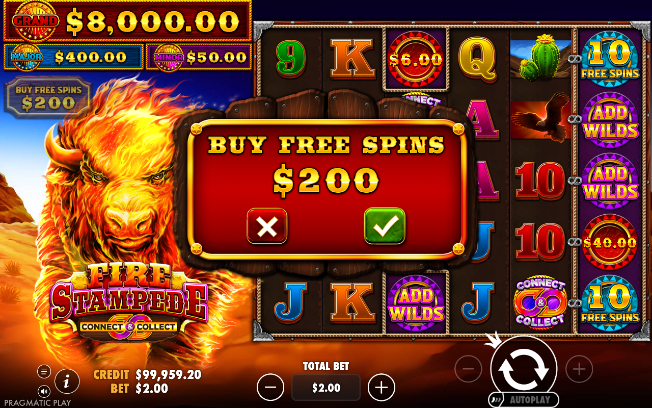 Fire Stampede bonus buy