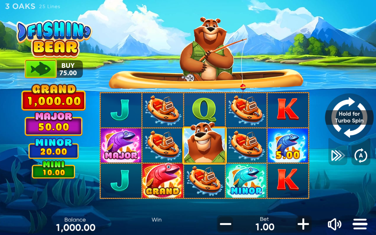 Fishin' Bear base game