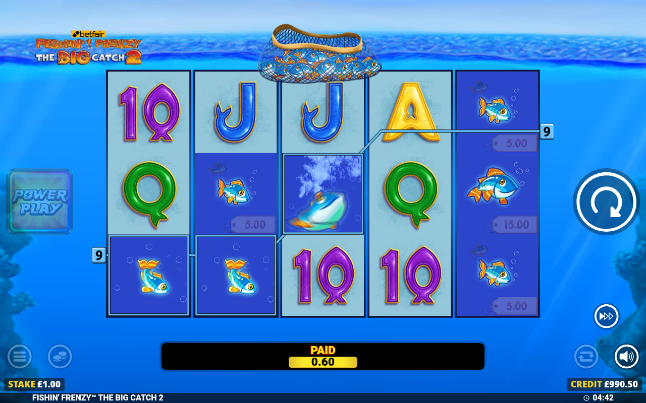 Fishin' Frenzy The Big Catch 2 base game