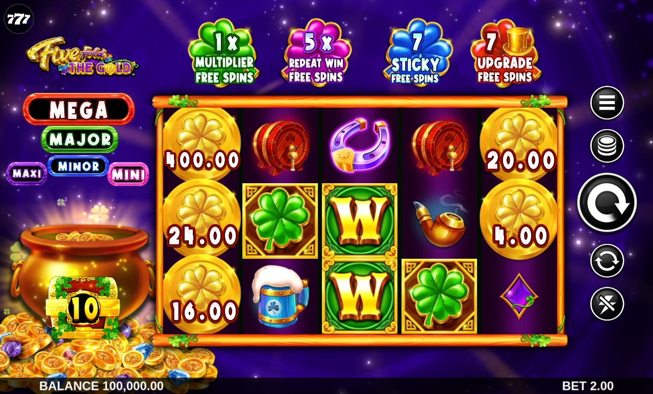 Fivefold the Gold base game