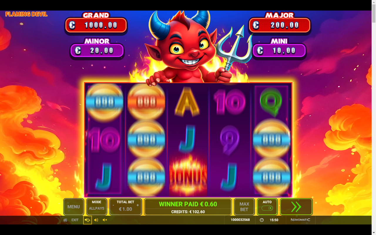 Flaming Devil gameplay