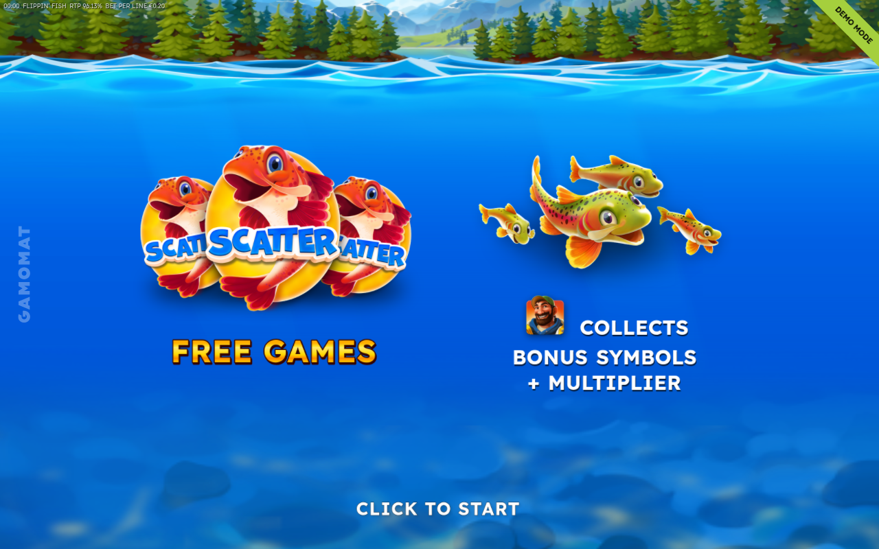 Flippin' Fish information screen