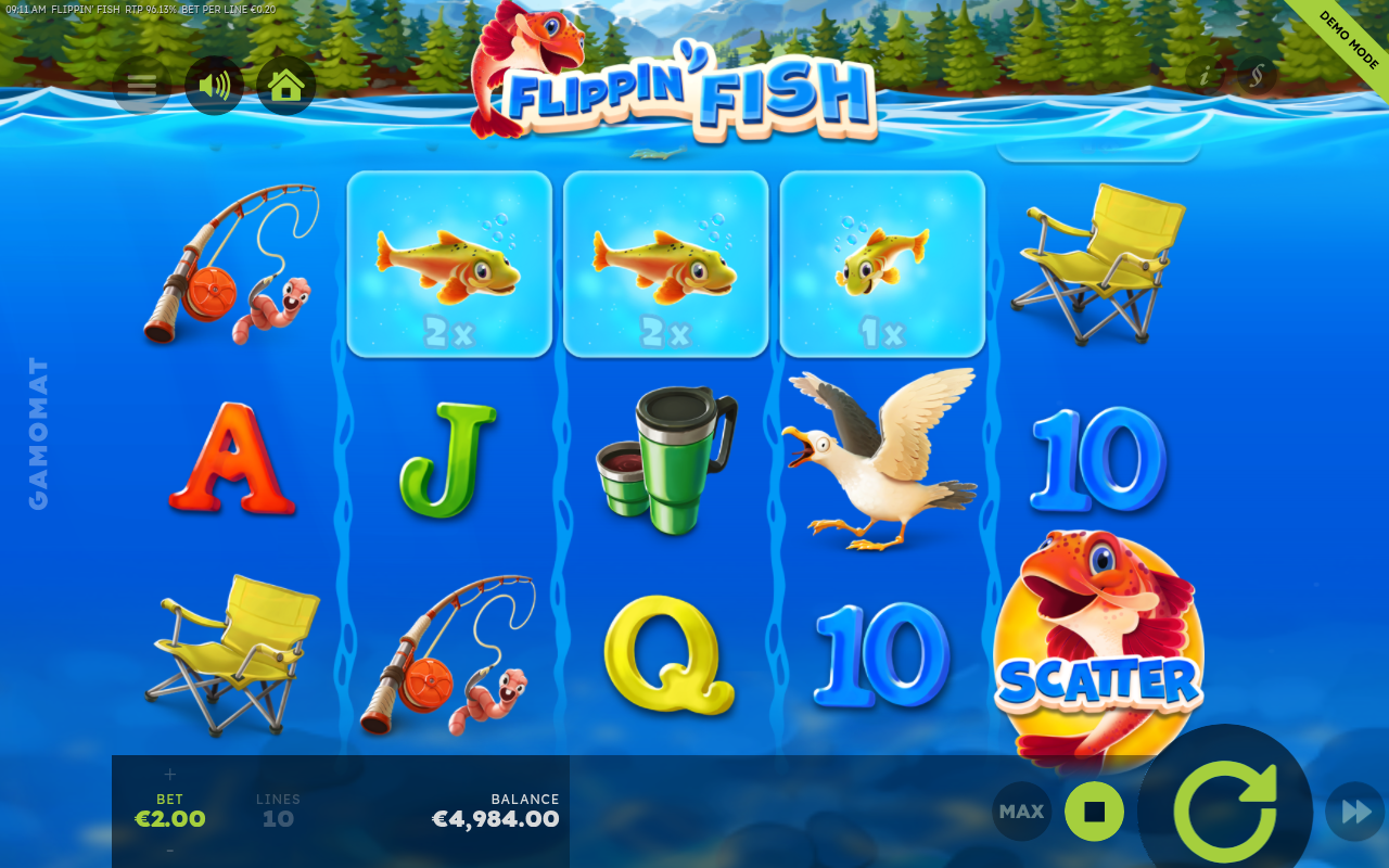 Flippin' Fish gameplay