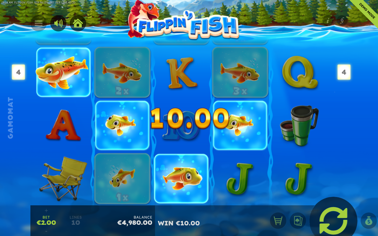 Flippin' Fish gameplay