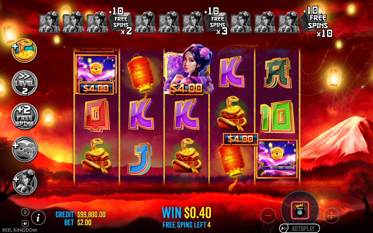 Floating Dragon - Year of the Snake bonus round