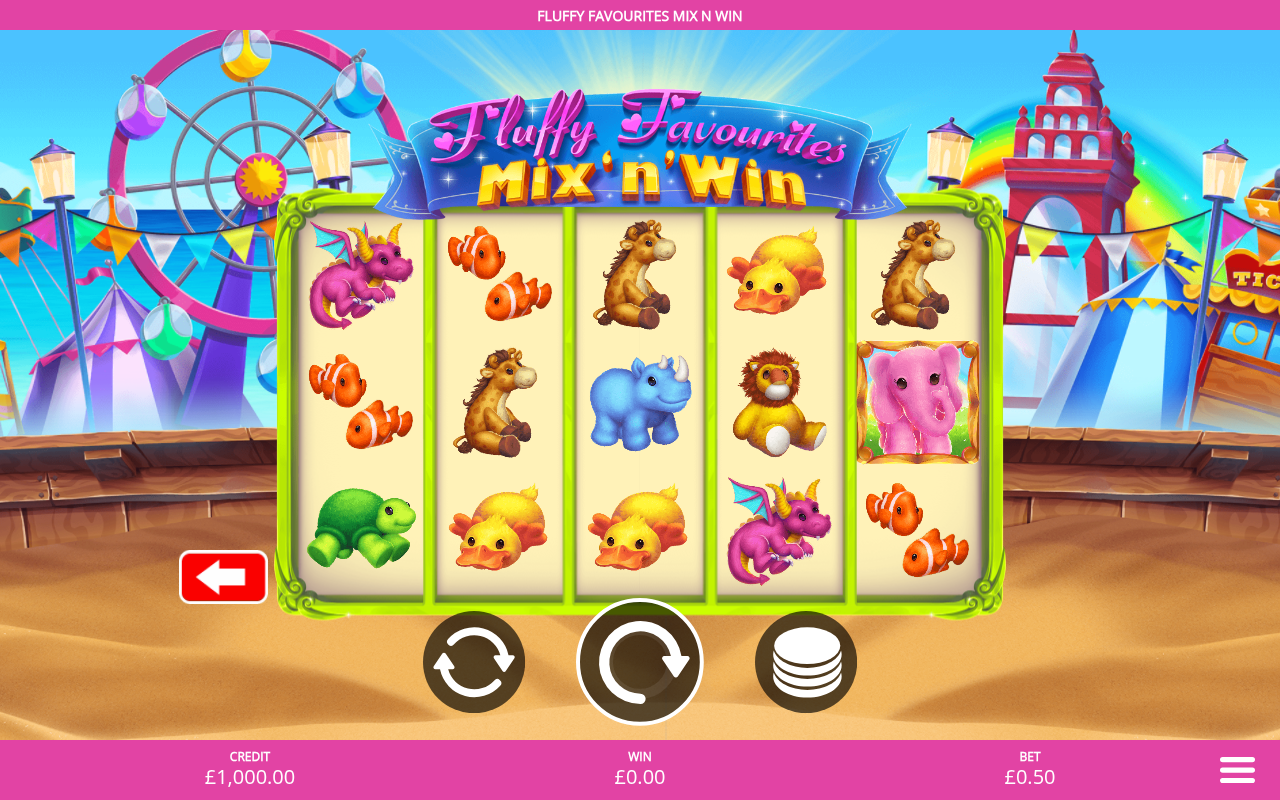 Fluffy Favourites Mix 'n' Win base game