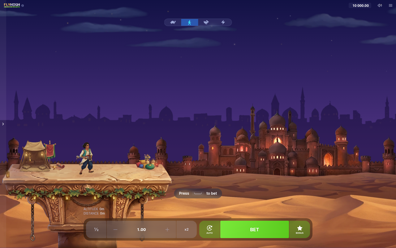 Fly High: Arabian Nights gameplay