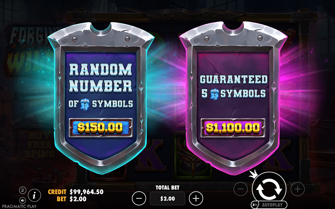 Forging Wilds bonus buy