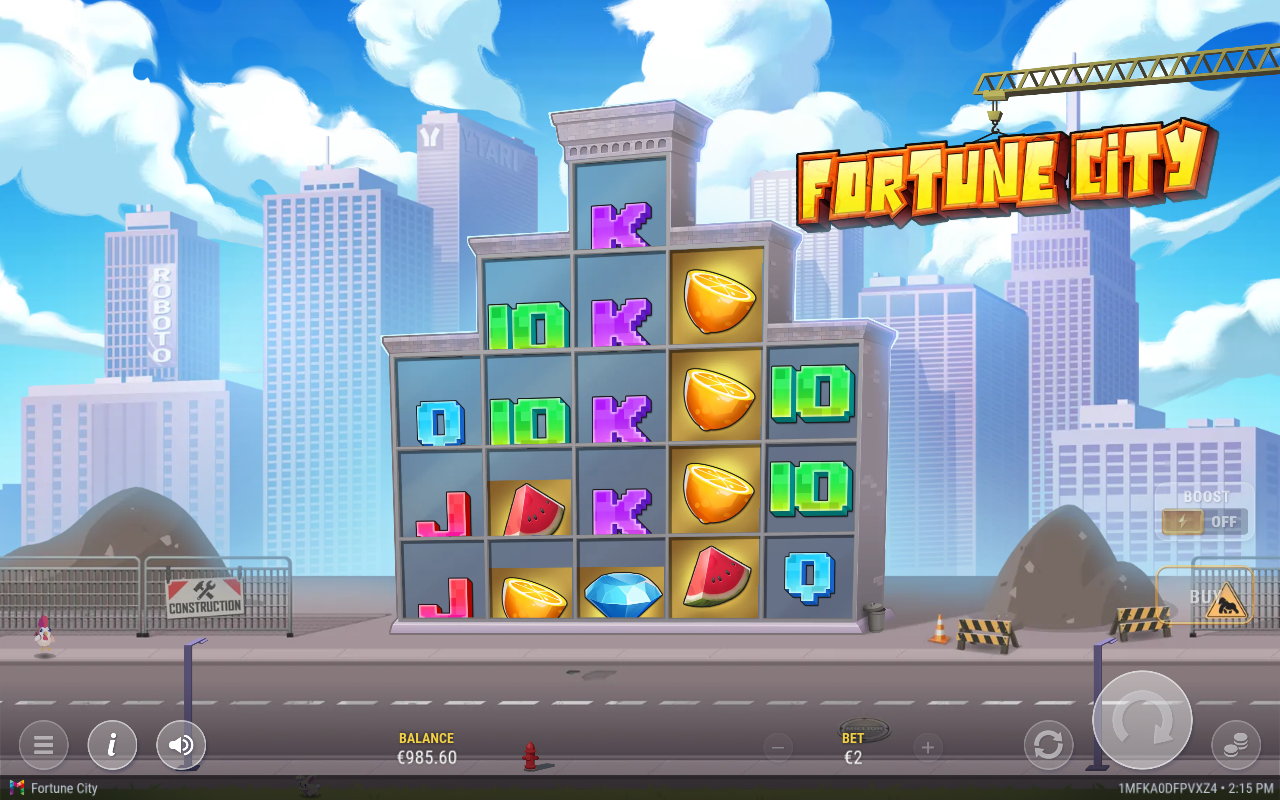 Fortune City gameplay