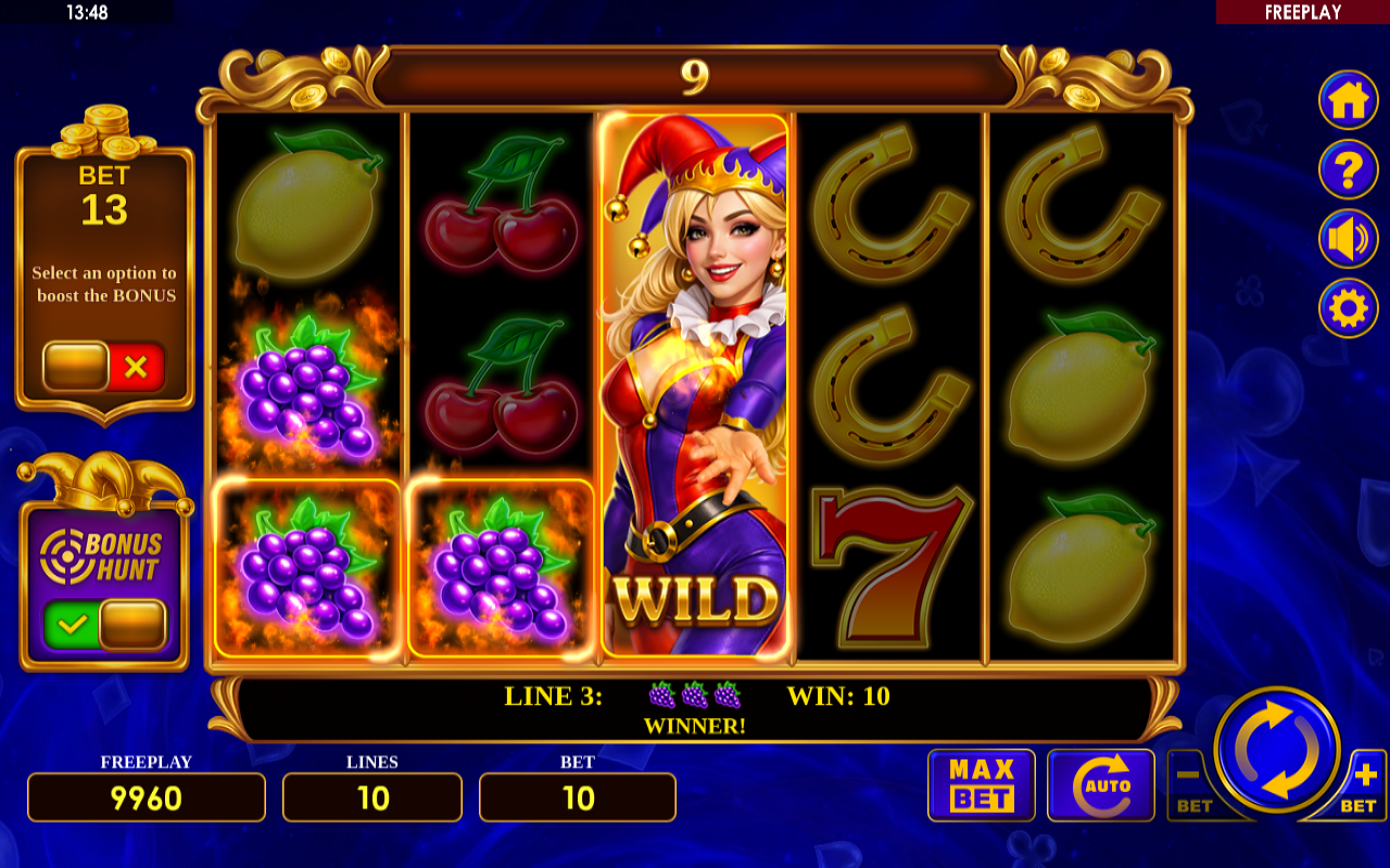 Fortune Joker 10 gameplay