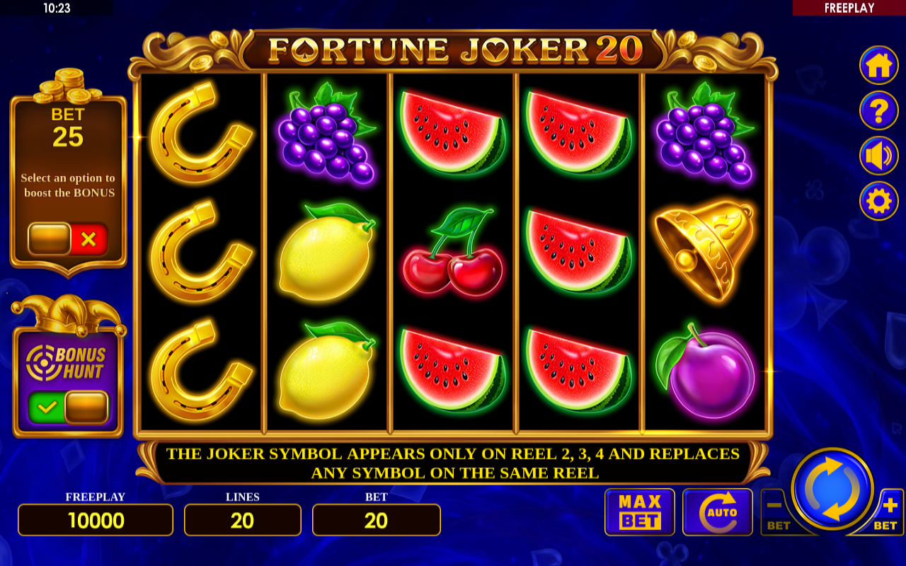 Fortune Joker 20 base game