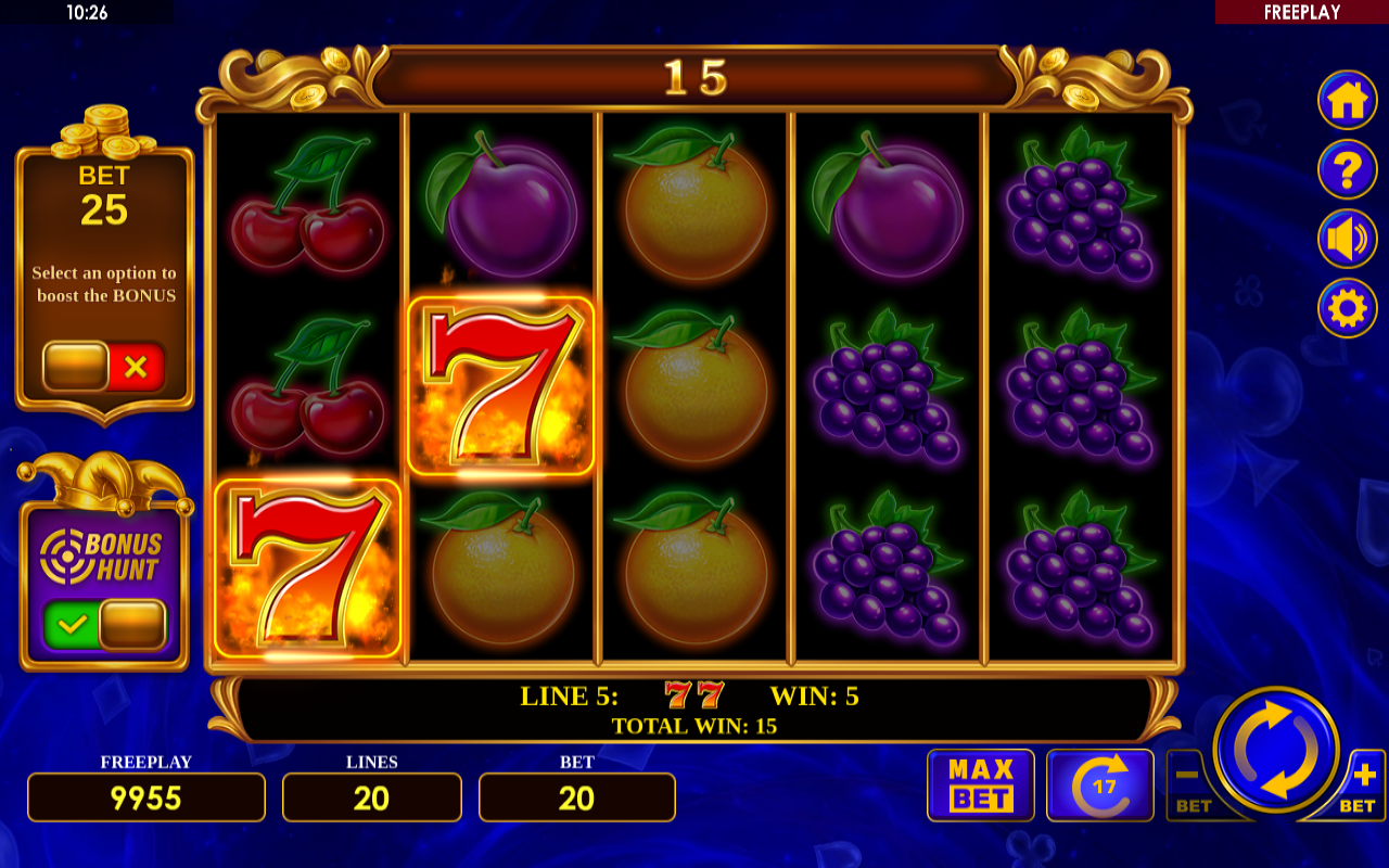 Fortune Joker 20 gameplay