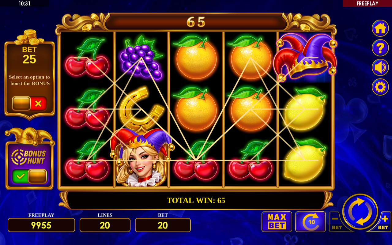 Fortune Joker 20 gameplay
