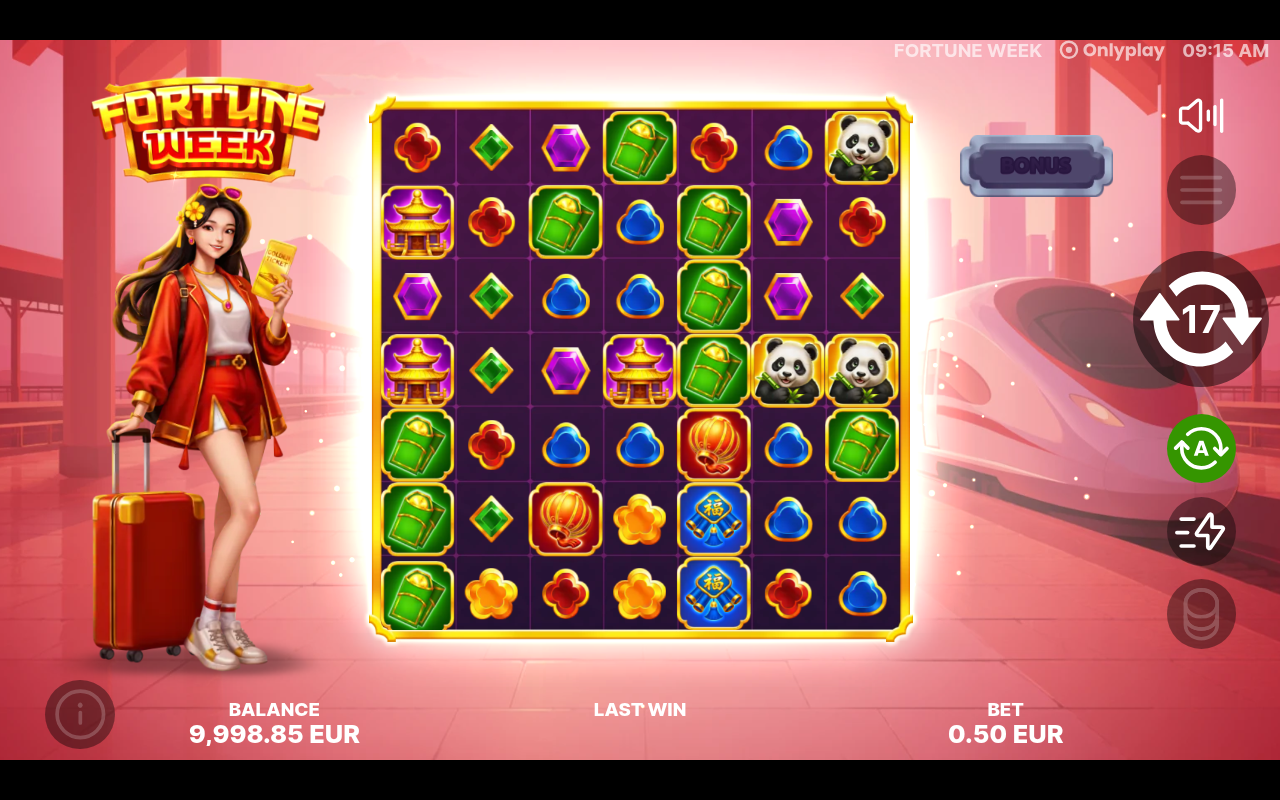 Fortune Week gameplay