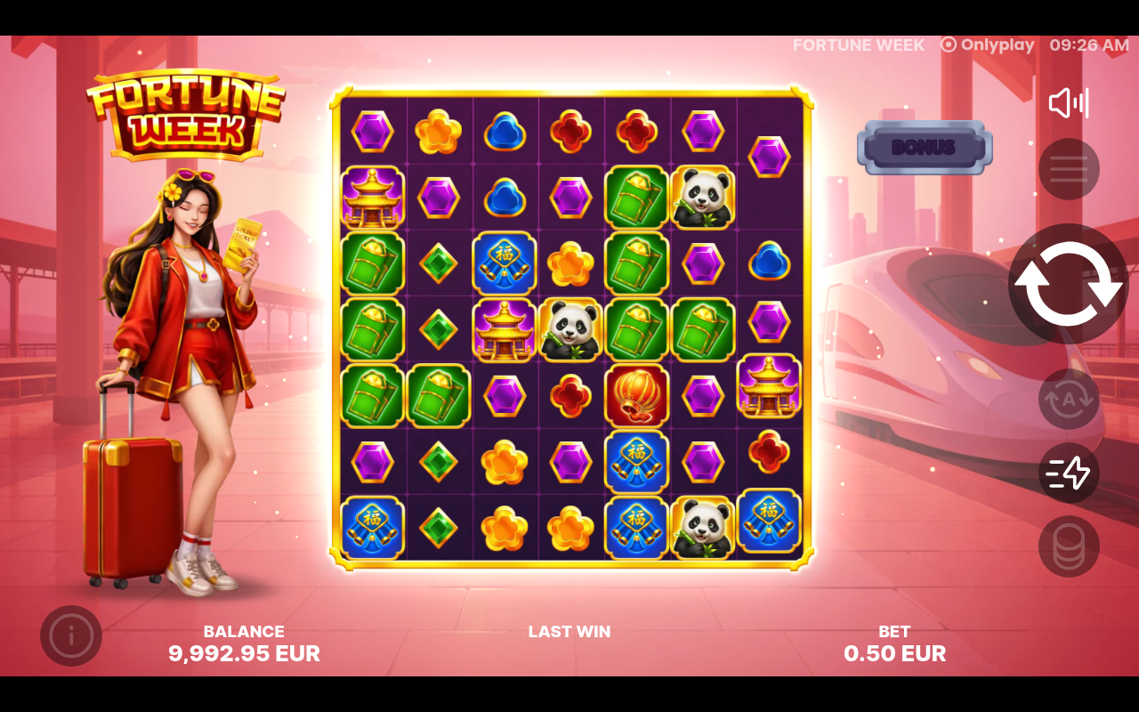 Fortune Week gameplay