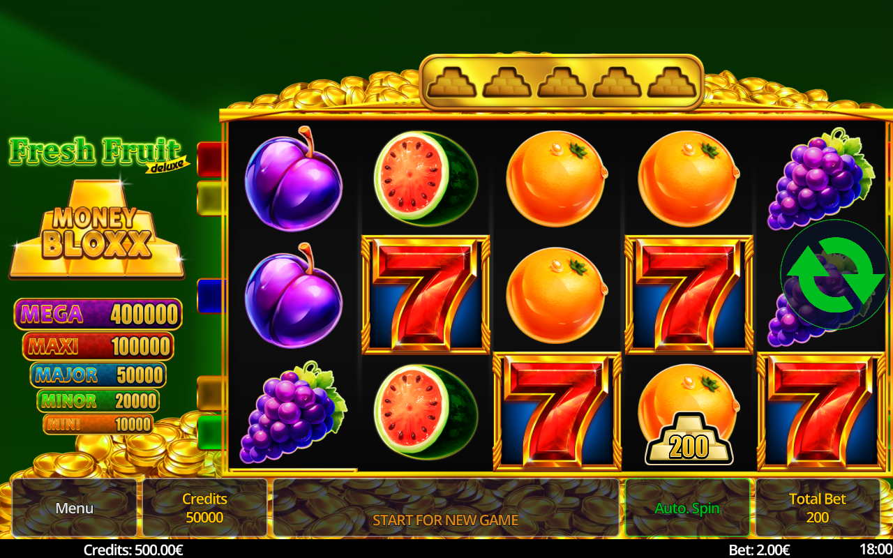 Fresh Fruit deluxe Money Bloxx base game