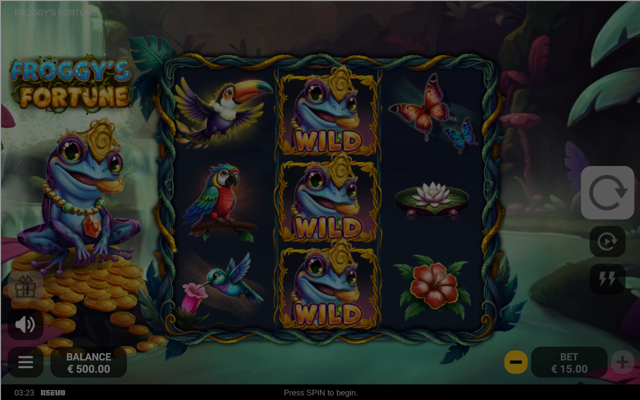 Froggy's Fortune base game