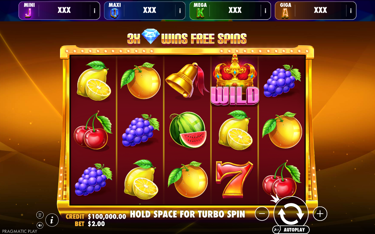 Fruit Feestje - Oranje Jackpot base game