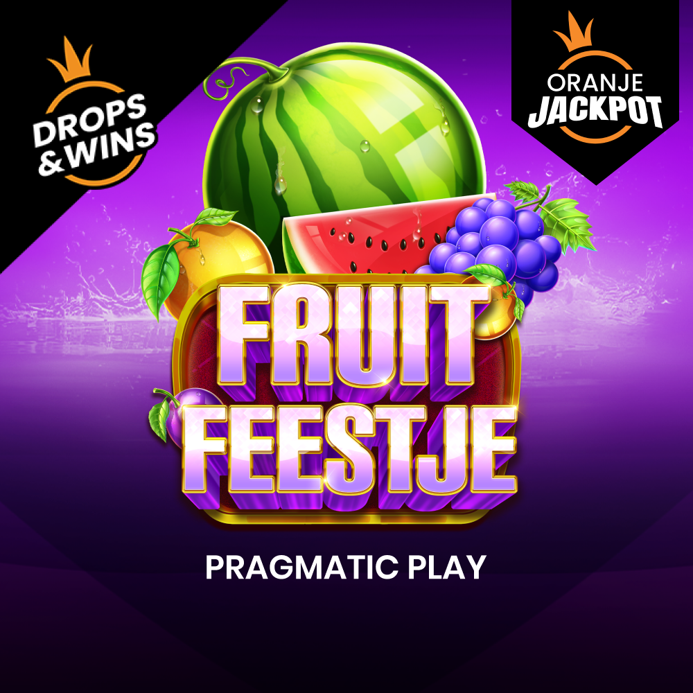 Play Fruit Feestje - Oranje Jackpot Slot Game