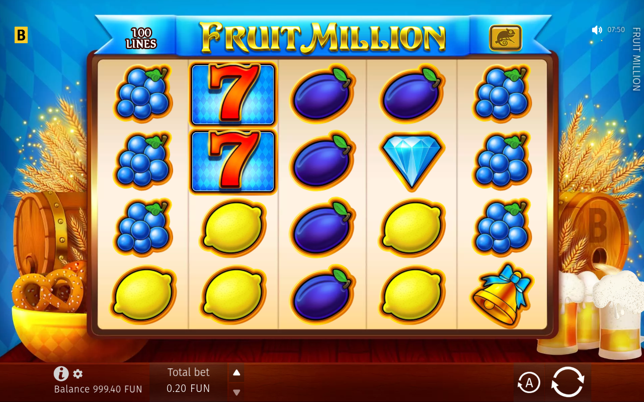 Fruit Million gameplay