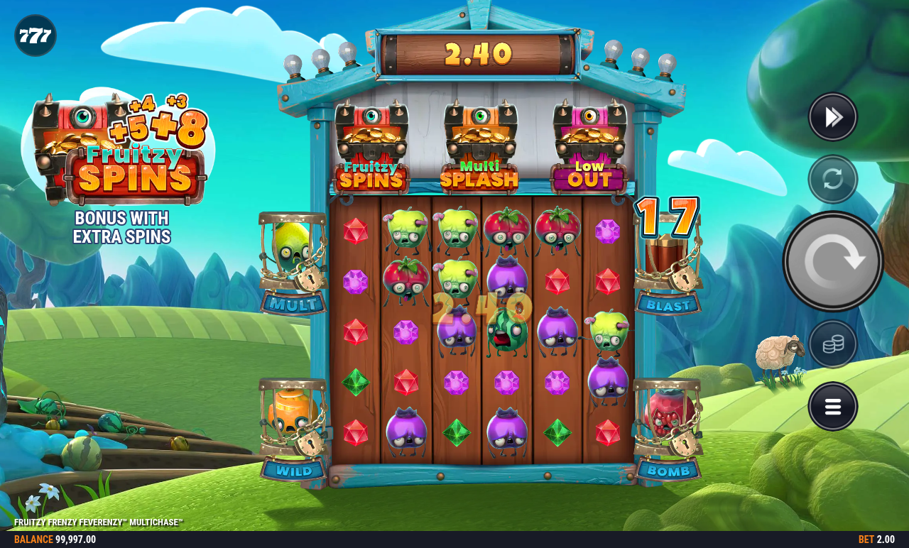 Fruitzy Frenzy Feverenzy MultiChase gameplay