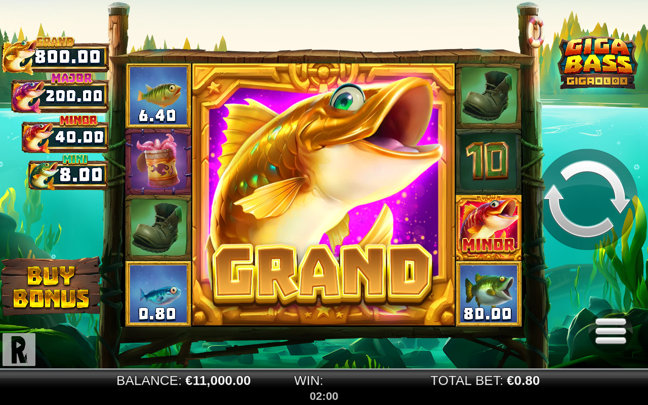 Giga Bass GigaBlox base game