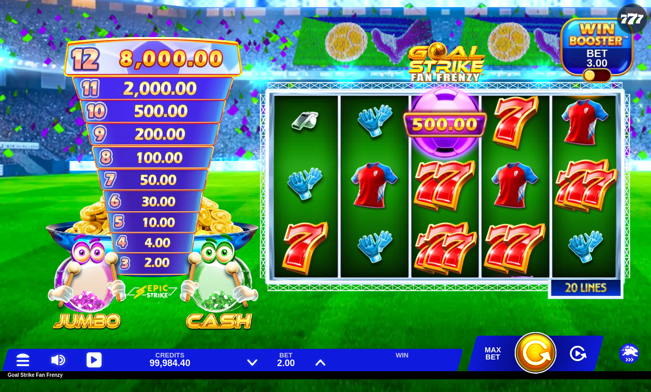 Goal Strike Fan Frenzy gameplay