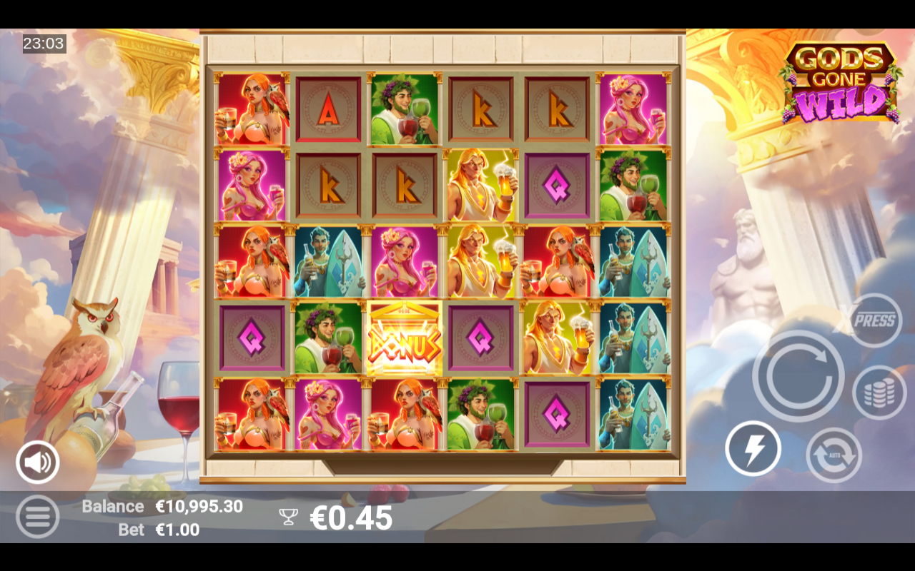Gods Gone Wild gameplay