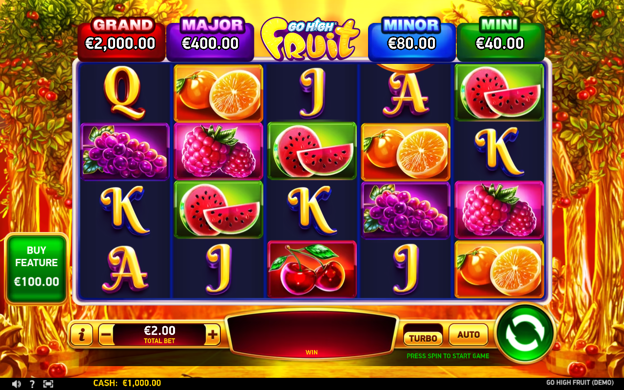 Go High Fruit base game