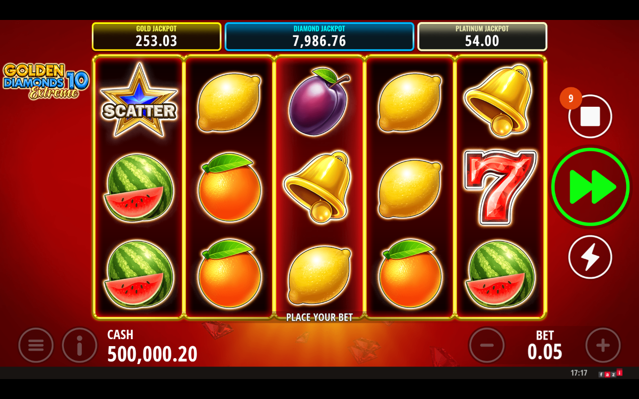 Golden Diamonds 10 Extreme gameplay