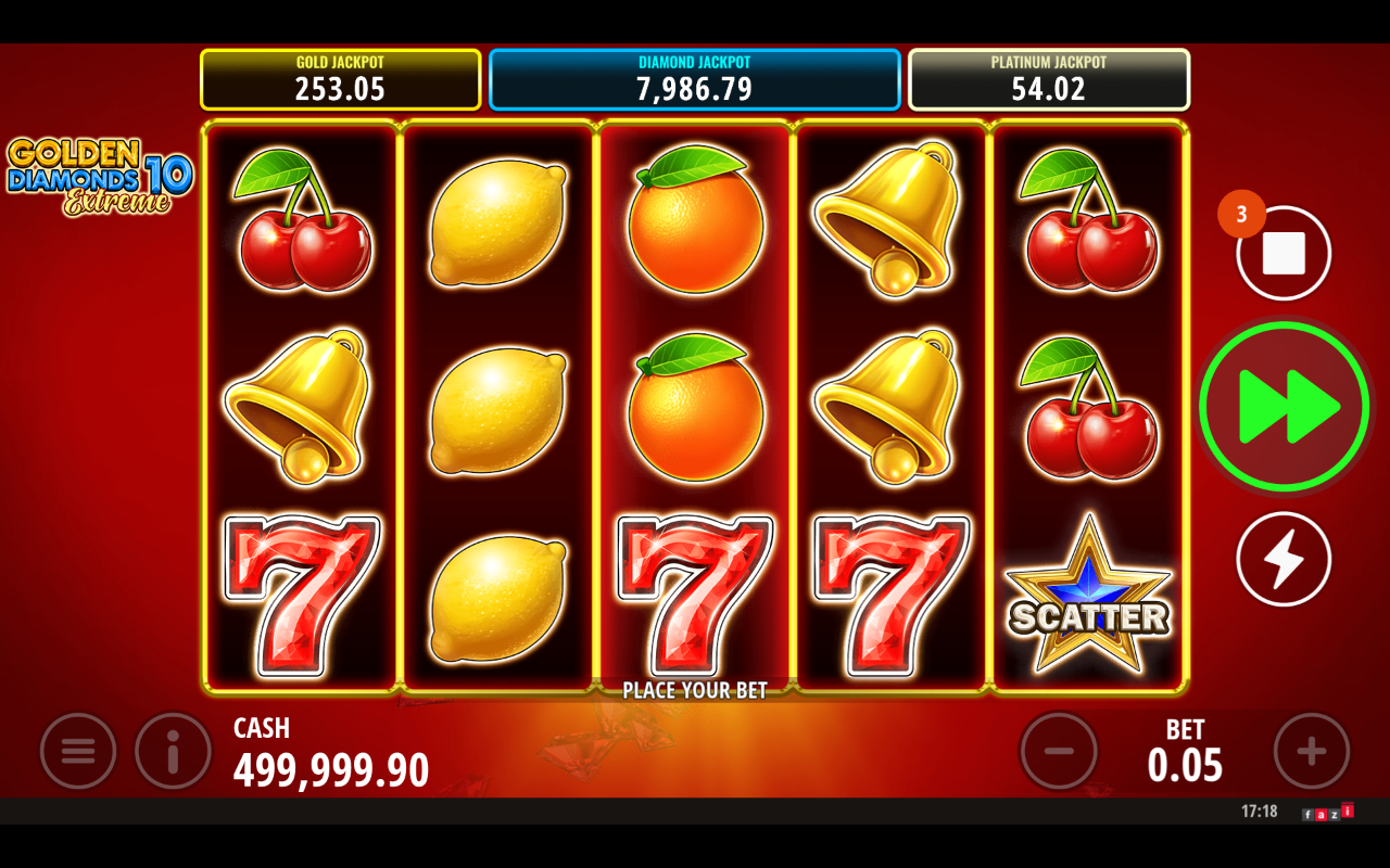 Golden Diamonds 10 Extreme gameplay