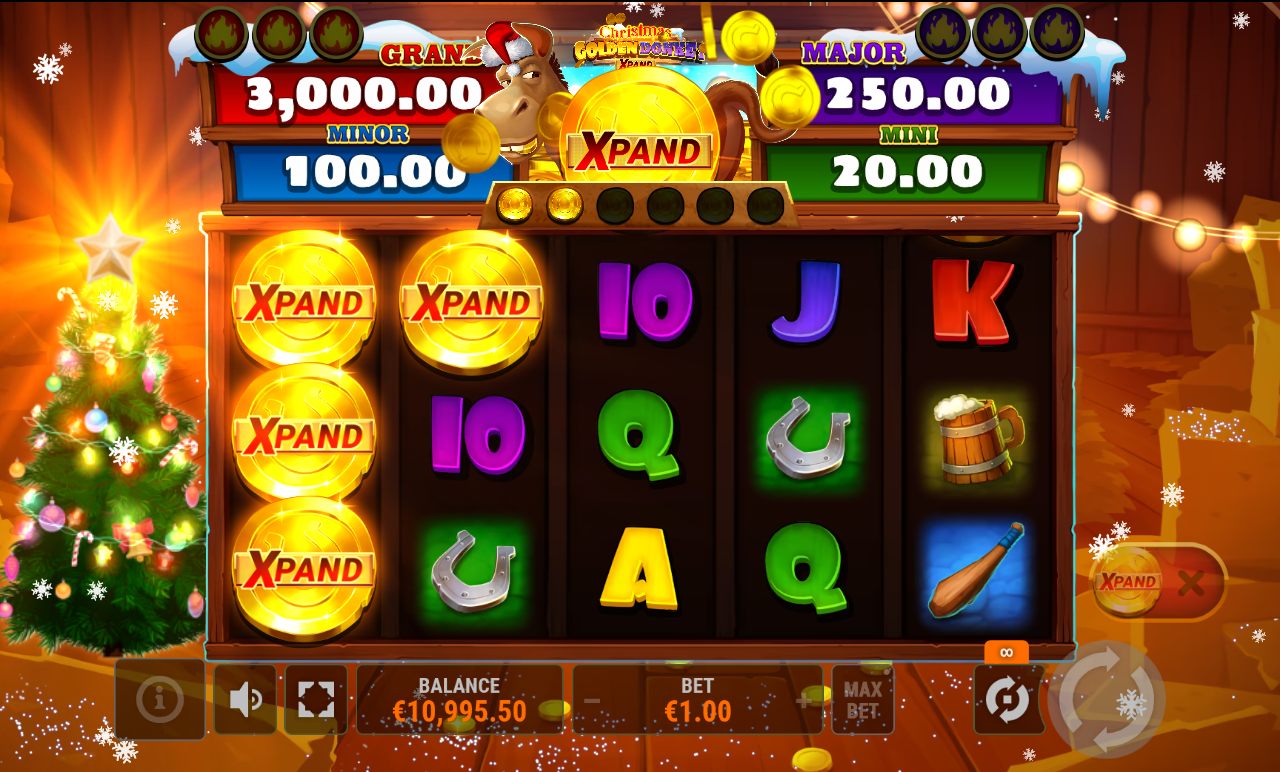 Golden Donkey Christmas Xpand gameplay