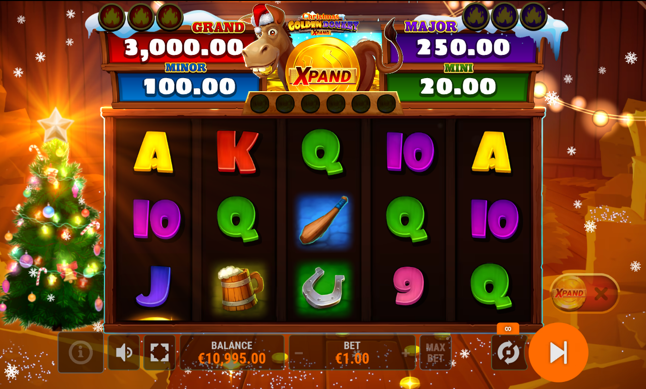 Golden Donkey Christmas Xpand gameplay
