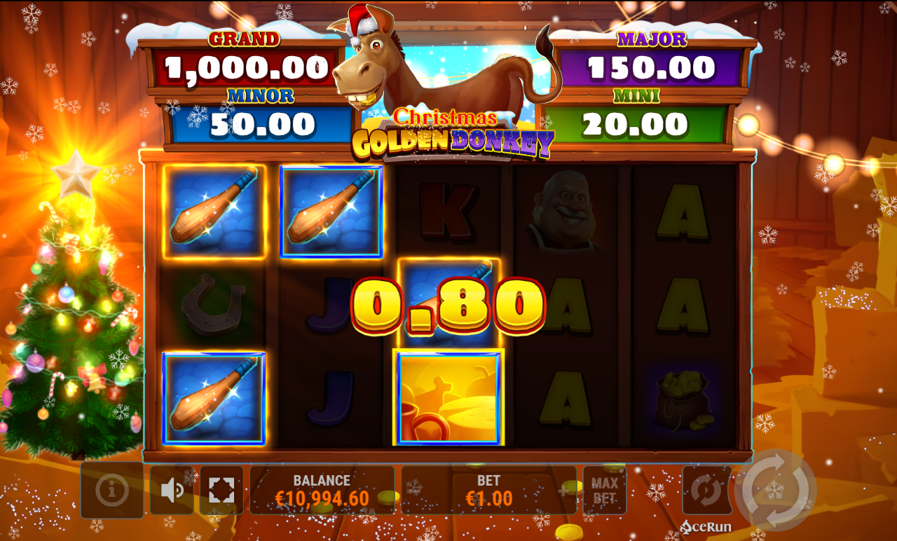 Golden Donkey XMAS gameplay