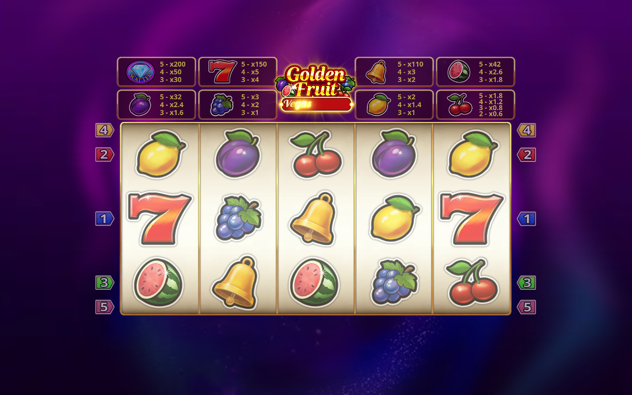 Golden Fruit Vegas Classic base game