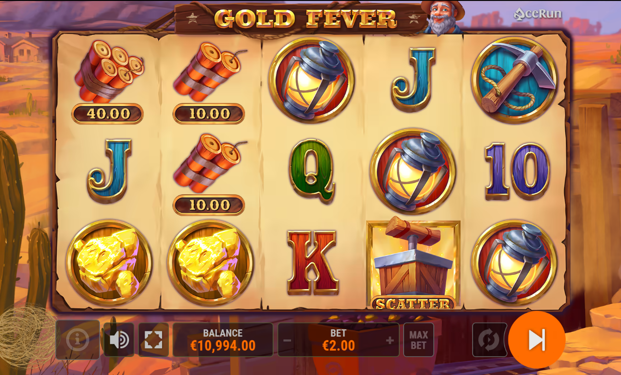 Gold Fever gameplay