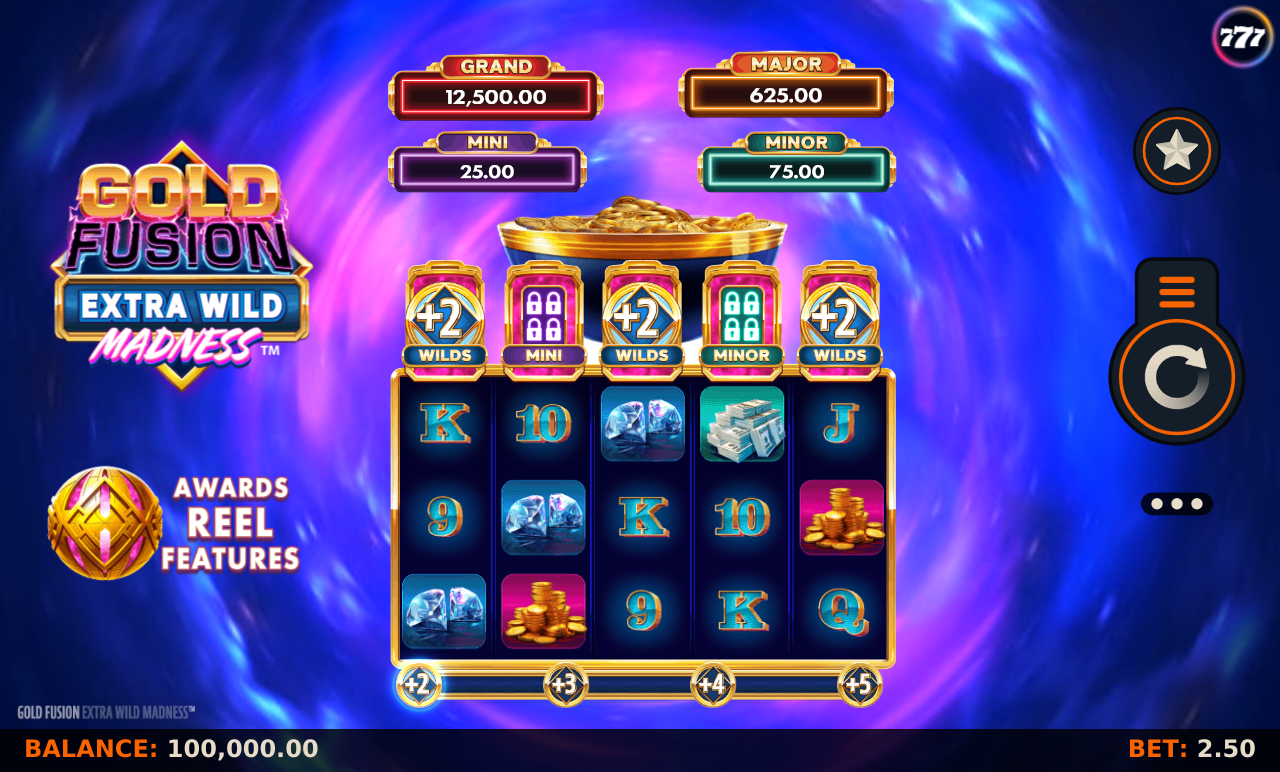 Gold Fusion Extra Wild Madness base game