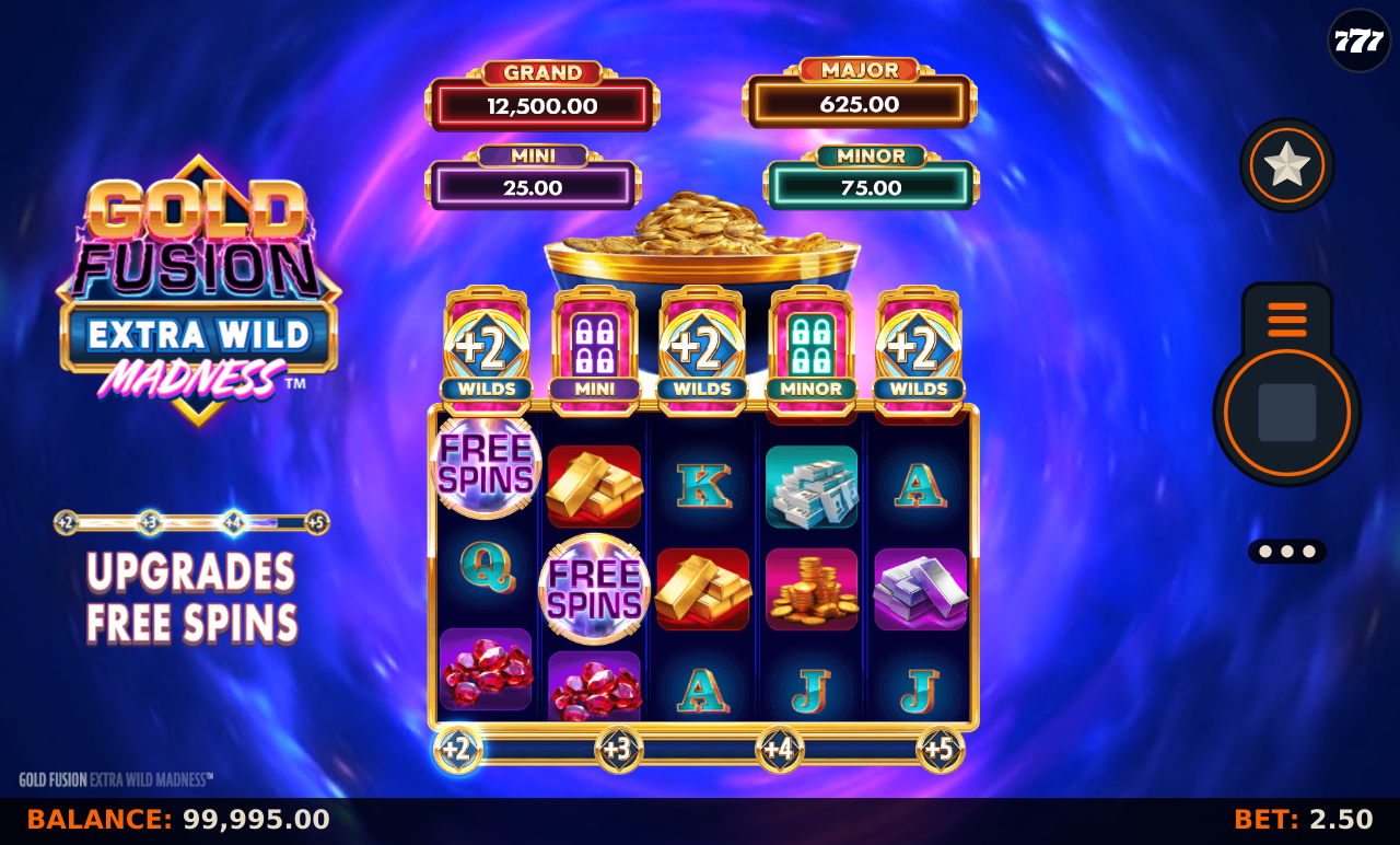 Gold Fusion Extra Wild Madness gameplay