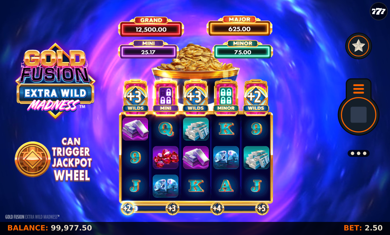 Gold Fusion Extra Wild Madness gameplay