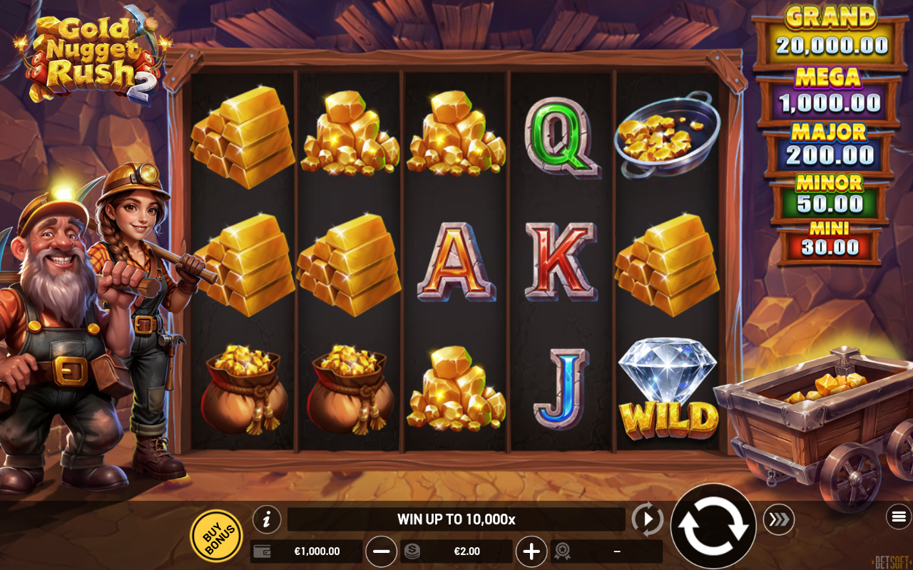 Gold Nugget Rush 2 base game