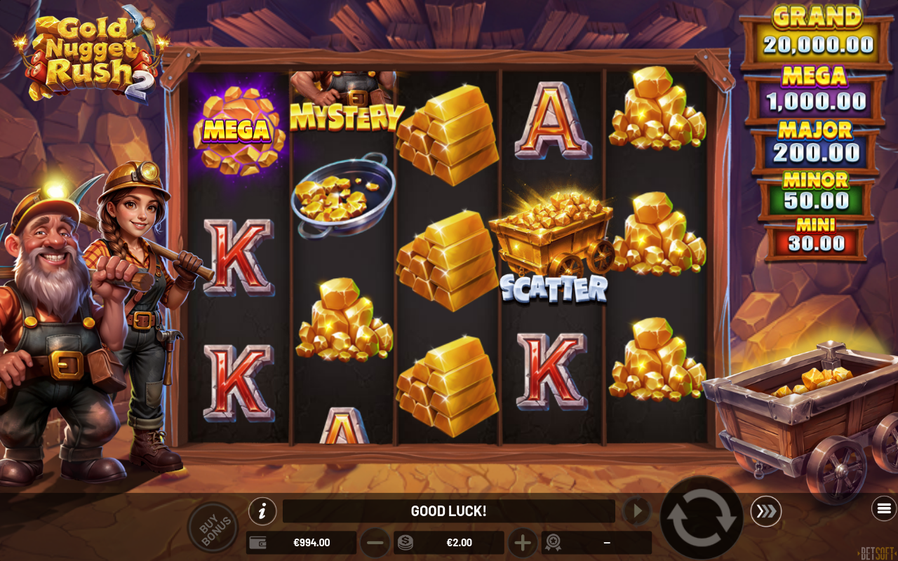 Gold Nugget Rush 2 gameplay