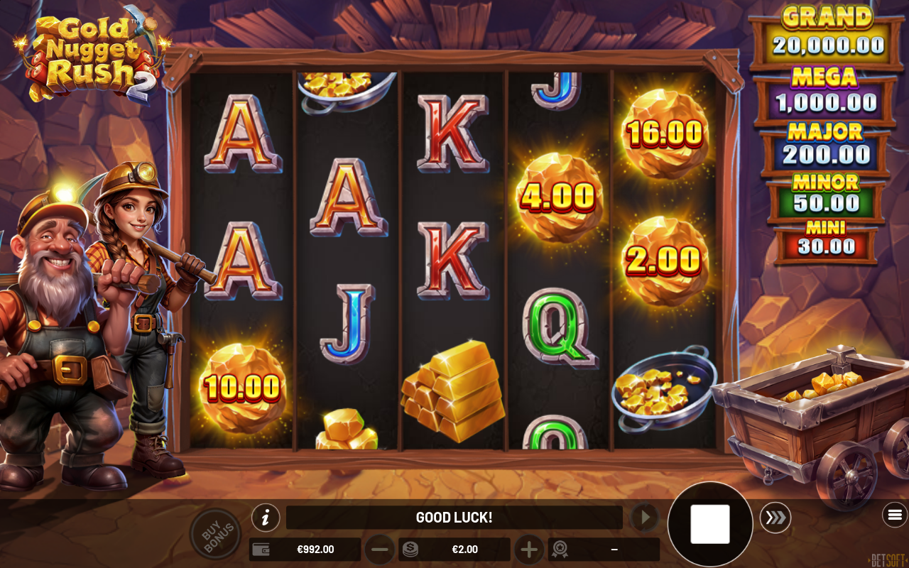 Gold Nugget Rush 2 gameplay