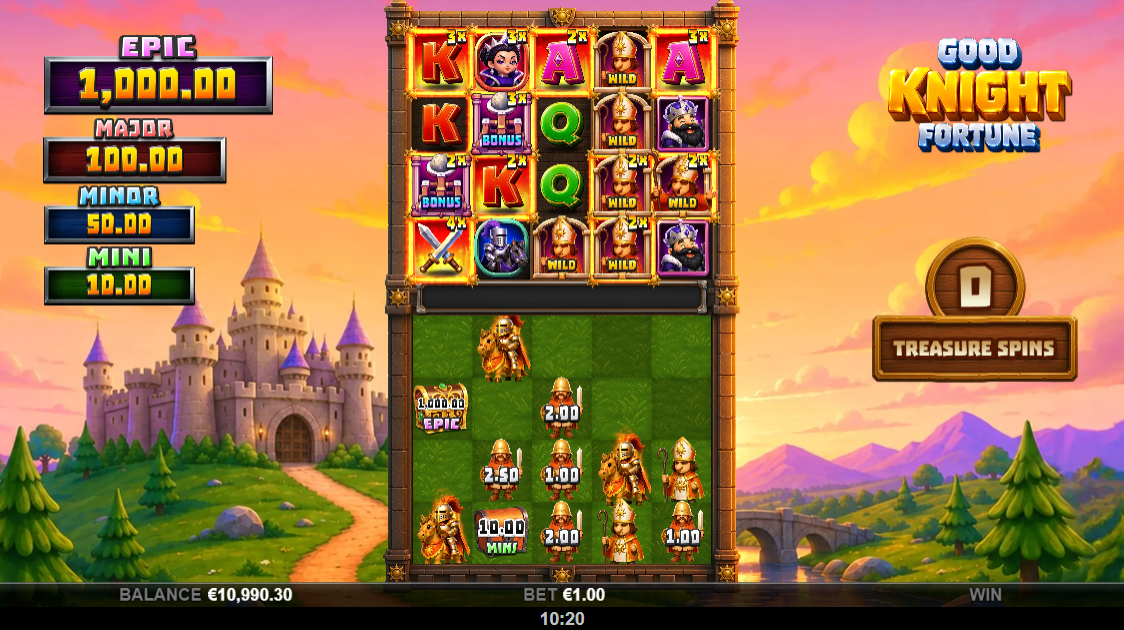 Good Knight Fortune Treasure Spins play