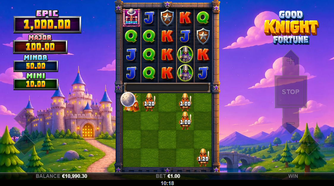 Good Knight Fortune Treasure Spins trigger