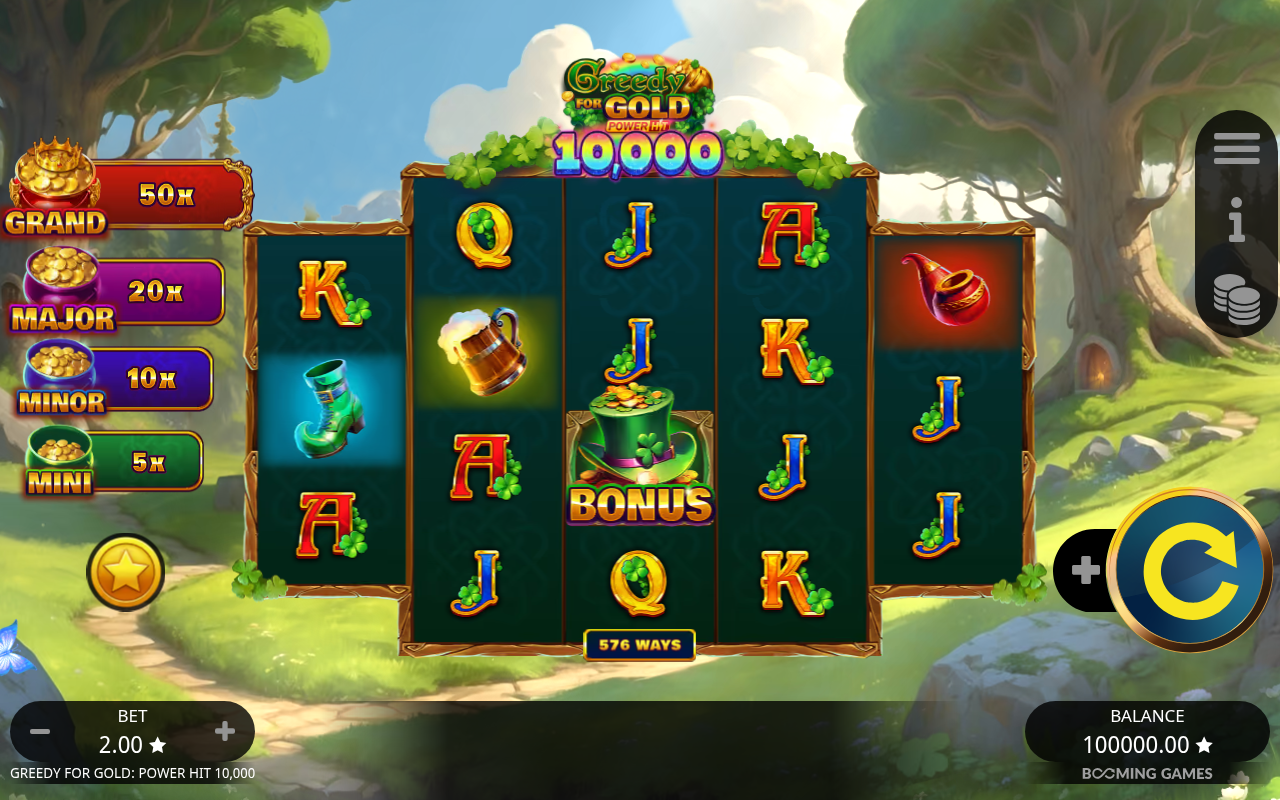 Greedy for Gold: Power Hit 10,000 base game