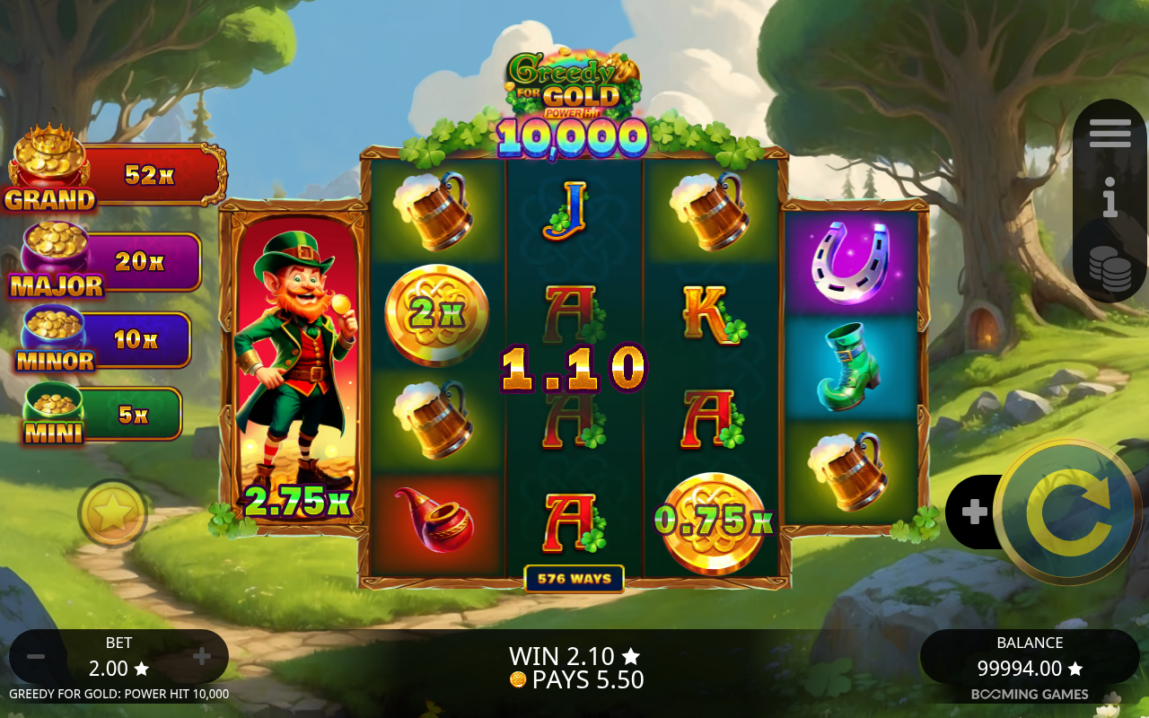 Greedy for Gold: Power Hit 10,000 gameplay