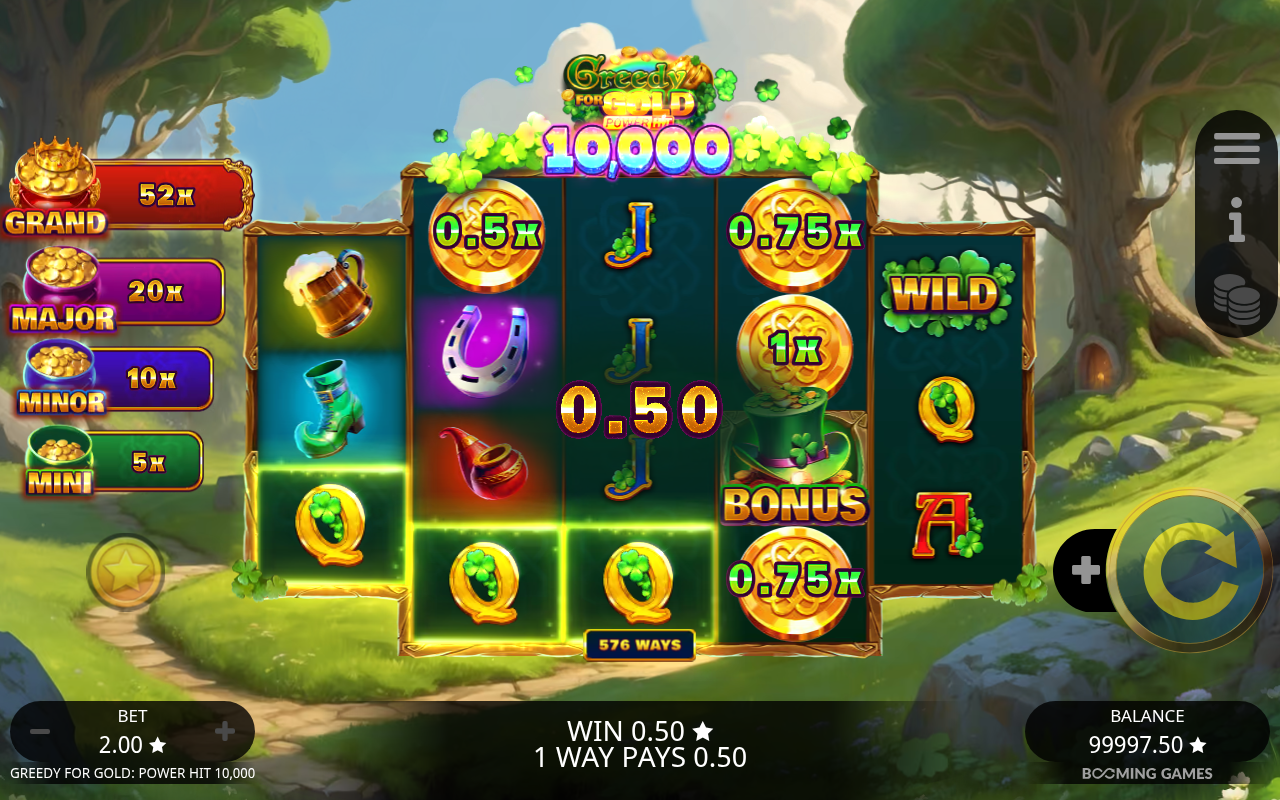 Greedy for Gold: Power Hit 10,000 gameplay
