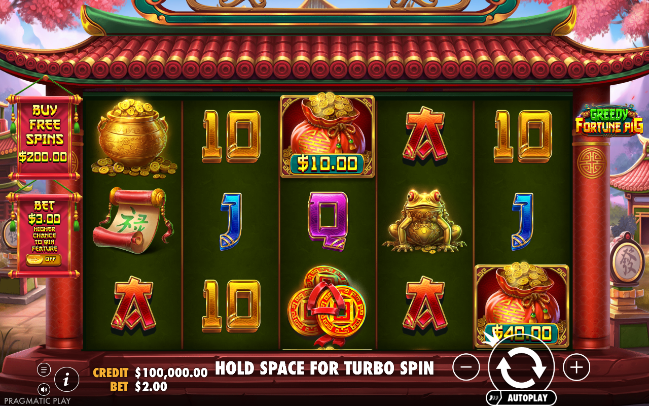 Greedy Fortune Pig base game